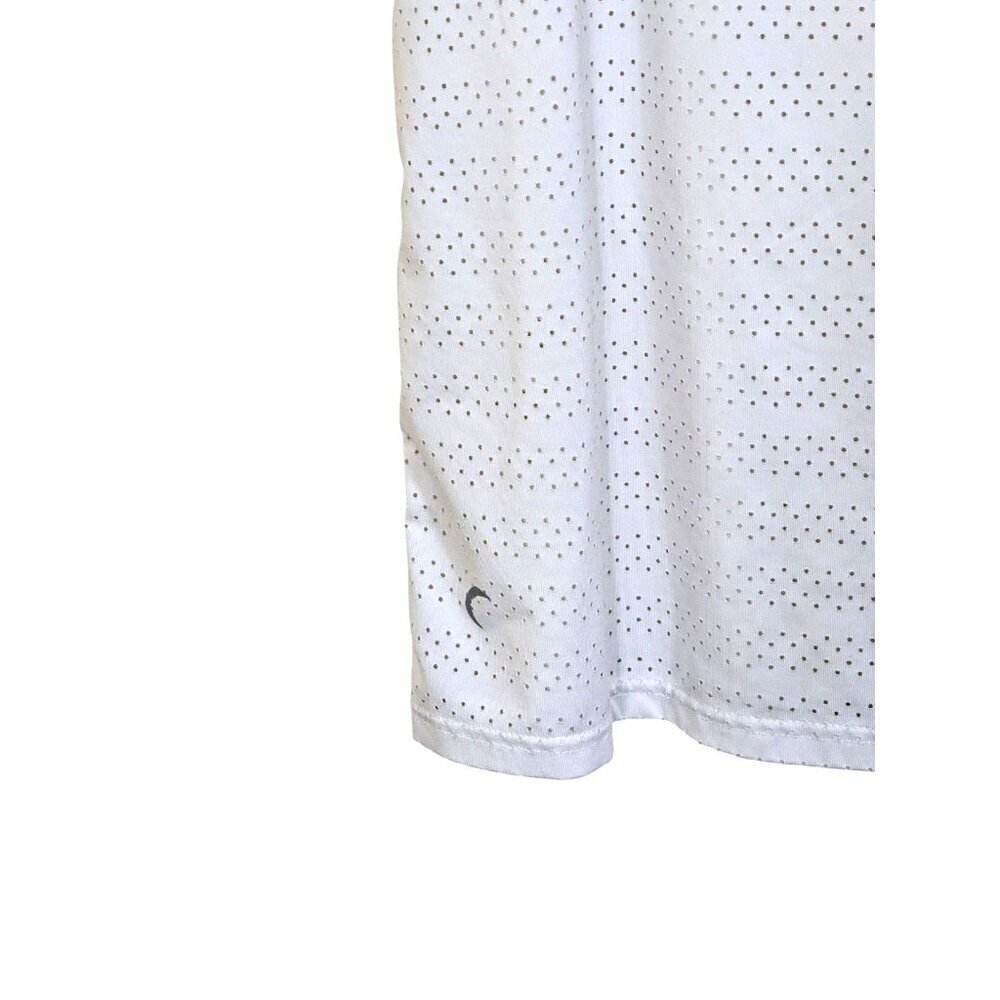 Zyia Active Womens Large White Perforated Athletic Tank Top Sleeveless High Neck - Picture 3 of 4